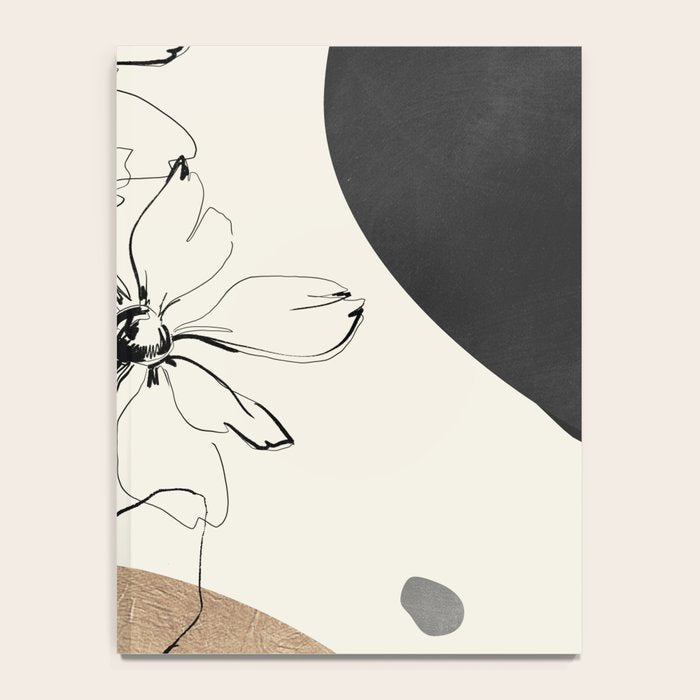 Abstract Art Minimal Flowers 3 Notebook Gallery Image 4