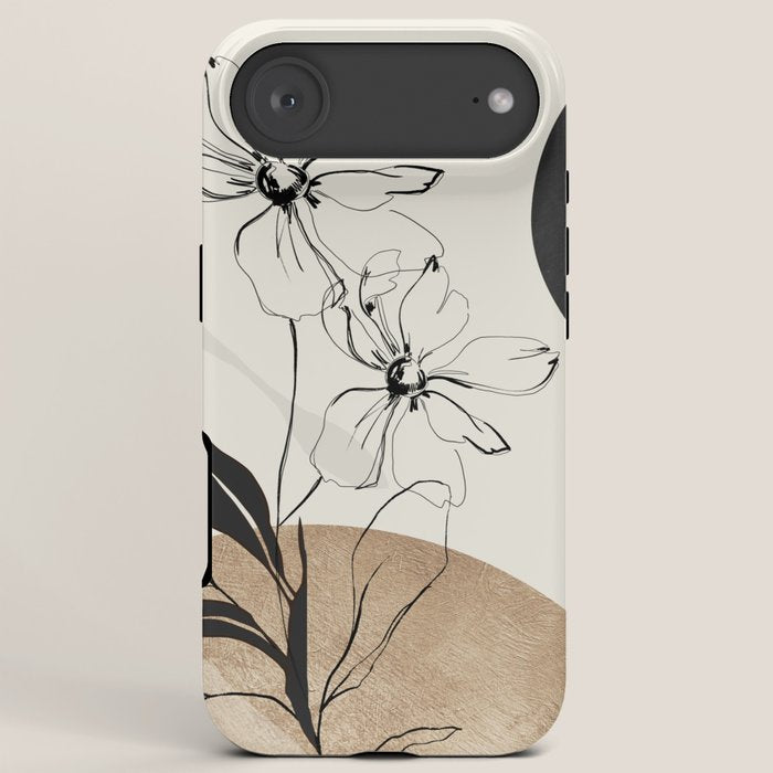 Abstract Art Minimal Flowers 3 iPhone Case Gallery Image 6