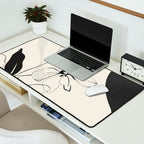 Abstract Art Minimal Flowers 3 Desk Mat Gallery Image 2