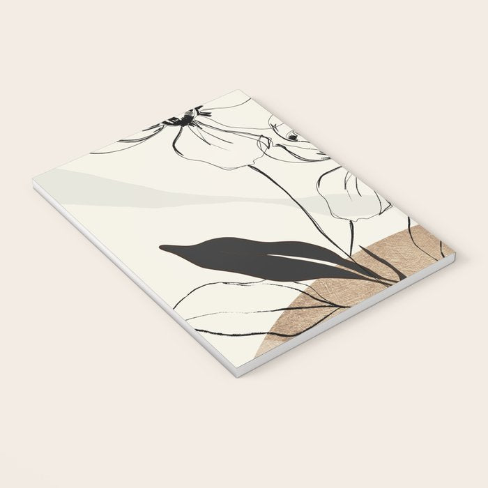 Abstract Art Minimal Flowers 3 Notebook Gallery Image 3
