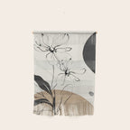 Abstract Art Minimal Flowers 3 Wall Hanging Gallery Image 1