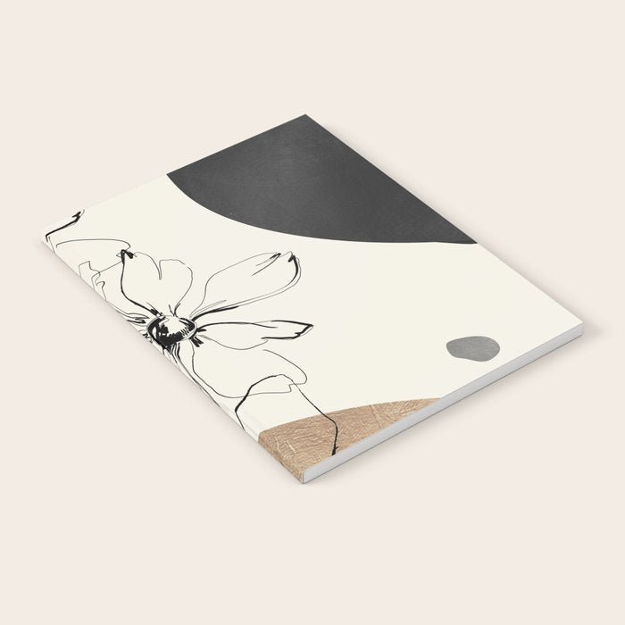 Abstract Art Minimal Flowers 3 Notebook Gallery Image 1