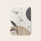 Abstract Art Minimal Flowers 3 Bath Mat Gallery Image 1