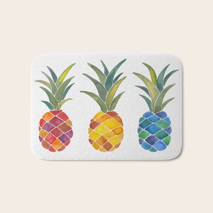 Pineapples Bath Mat Gallery Image 1