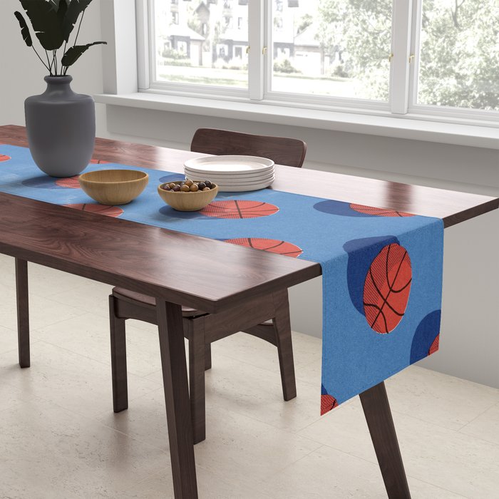 BALLS Basketball - outdoor - pattern Table Runner Gallery Image 2