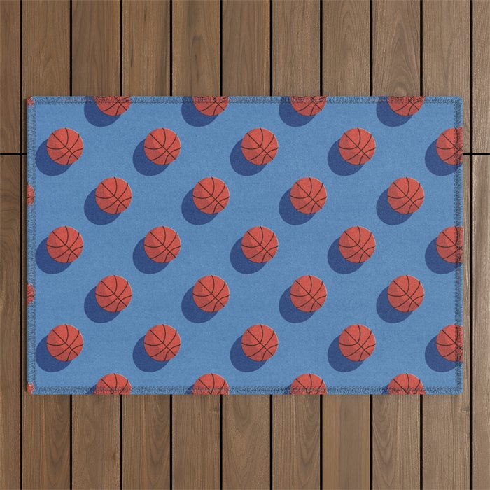 BALLS Basketball - outdoor - pattern Outdoor Rug Gallery Image 1