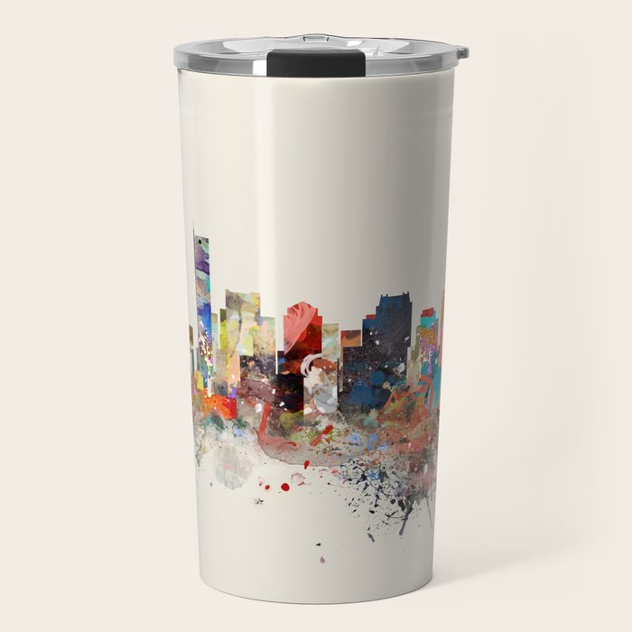boston skyline Travel Mug Gallery Image 1