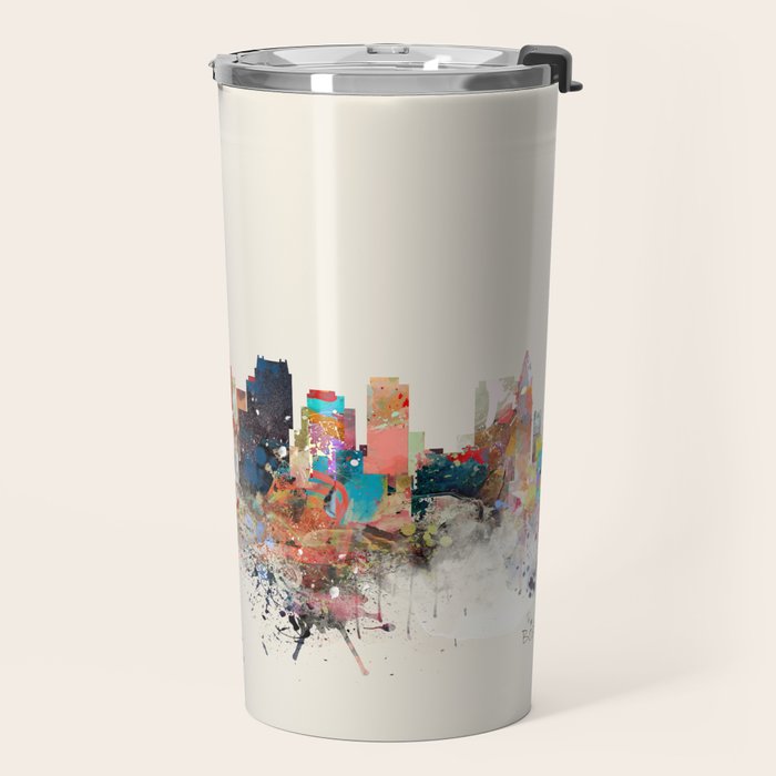 boston skyline Travel Mug Gallery Image 2
