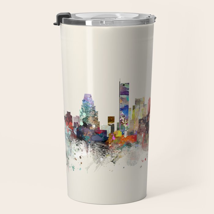 boston skyline Travel Mug Gallery Image 3