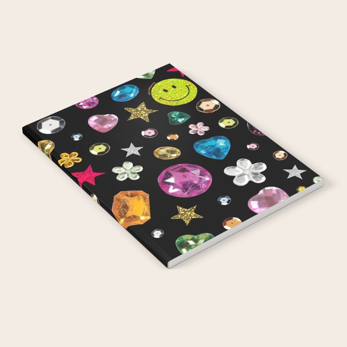 Gem Print in Black Notebook Gallery Image 2