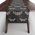 Taxidermy Death Moth at Midnight Table Runner Gallery Image 1