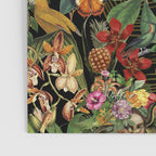 Snake Princess Tropical Jungle Vibes Multicolor  Black Poster Gallery Image 3