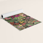 Snake Princess Tropical Jungle Vibes Multicolor  Black Yoga Mat Gallery Image 2