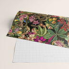 Snake Princess Tropical Jungle Vibes Multicolor  Black Wrapping Paper Gallery Image 2