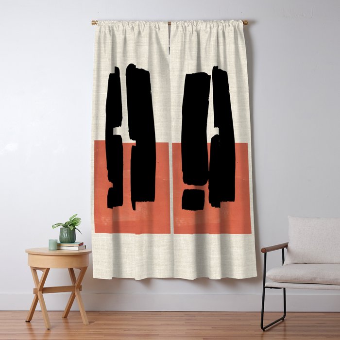 HARD RAIN FALLING Window Curtain Gallery Image 5