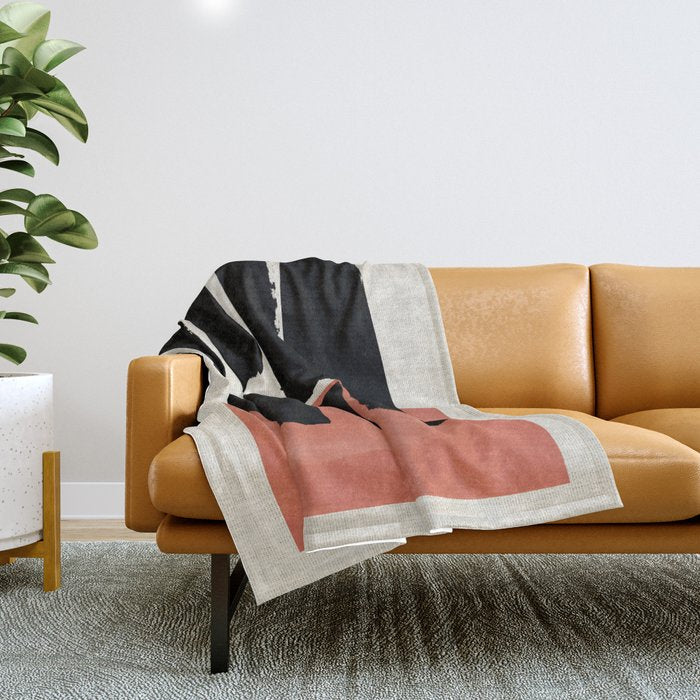 HARD RAIN FALLING Throw Blanket Gallery Image 1