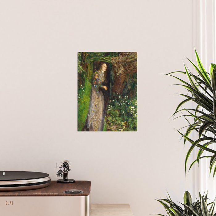 Ophelia Painting by John Everett Millais Poster Gallery Image 2