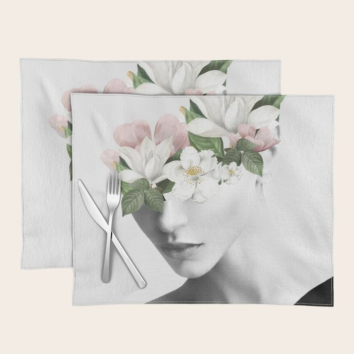 Floral Portrait 8 Placemat Gallery Image 1