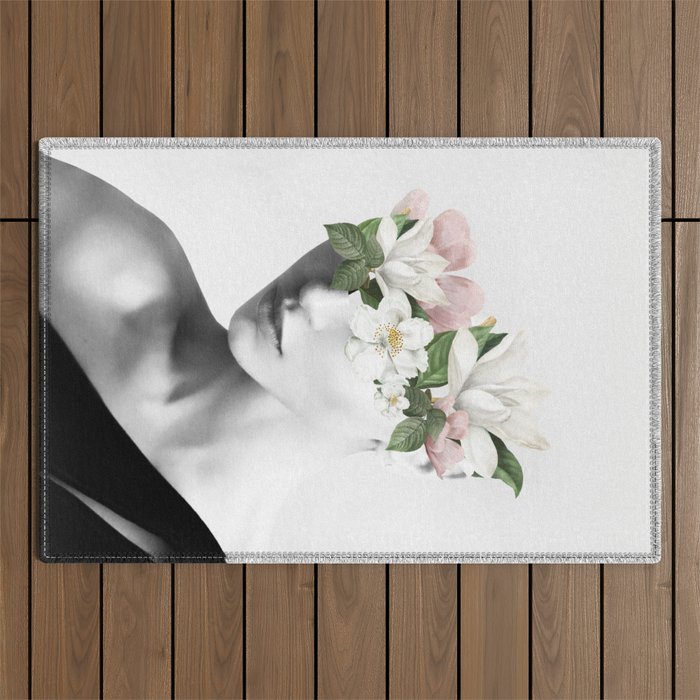 Floral Portrait 8 Outdoor Rug Gallery Image 1