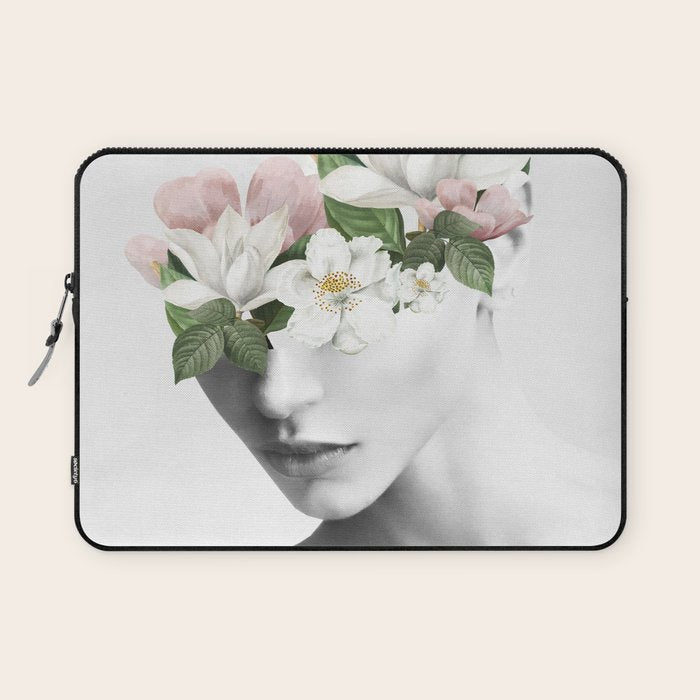 Floral Portrait 8 Laptop Sleeve Gallery Image 1