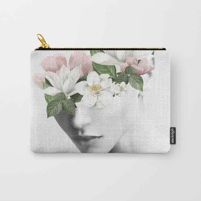 Floral Portrait 8 Carry All Pouch Gallery Image 1