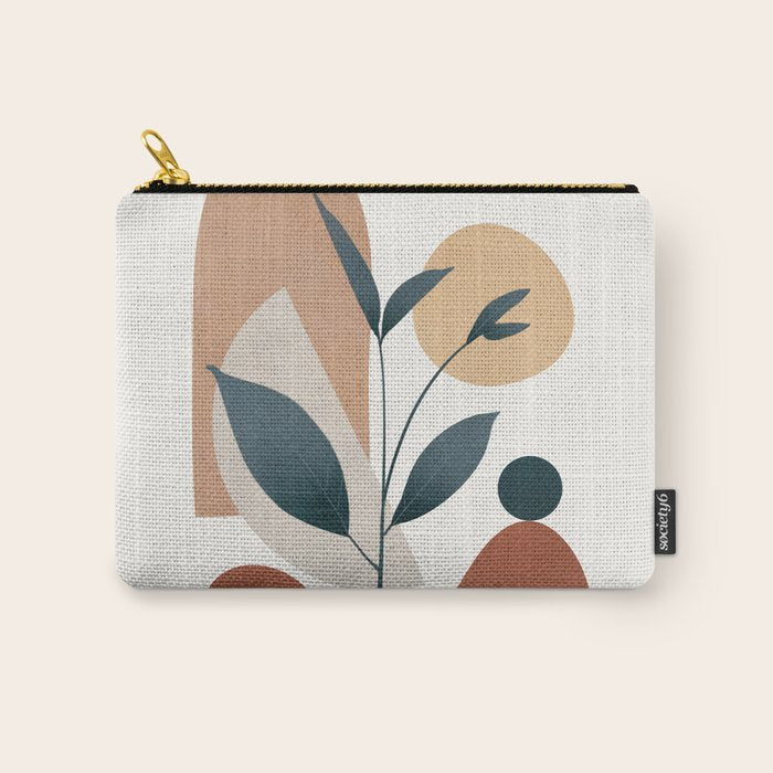 Shapes and Branches 06 Carry All Pouch Gallery Image 1