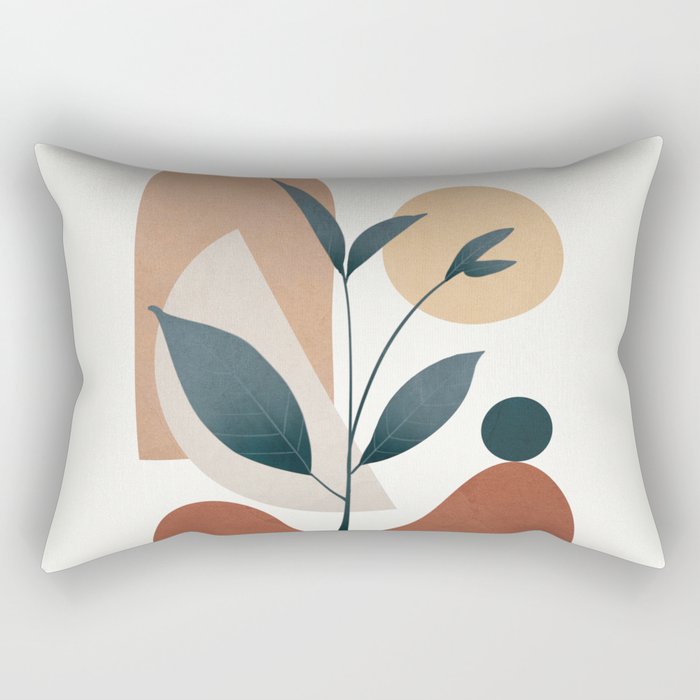 Shapes and Branches 06 Rectangular Pillow Gallery Image 2