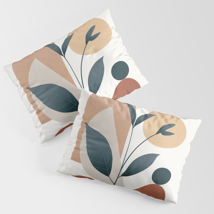 Shapes and Branches 06 Pillow Sham Gallery Image 1
