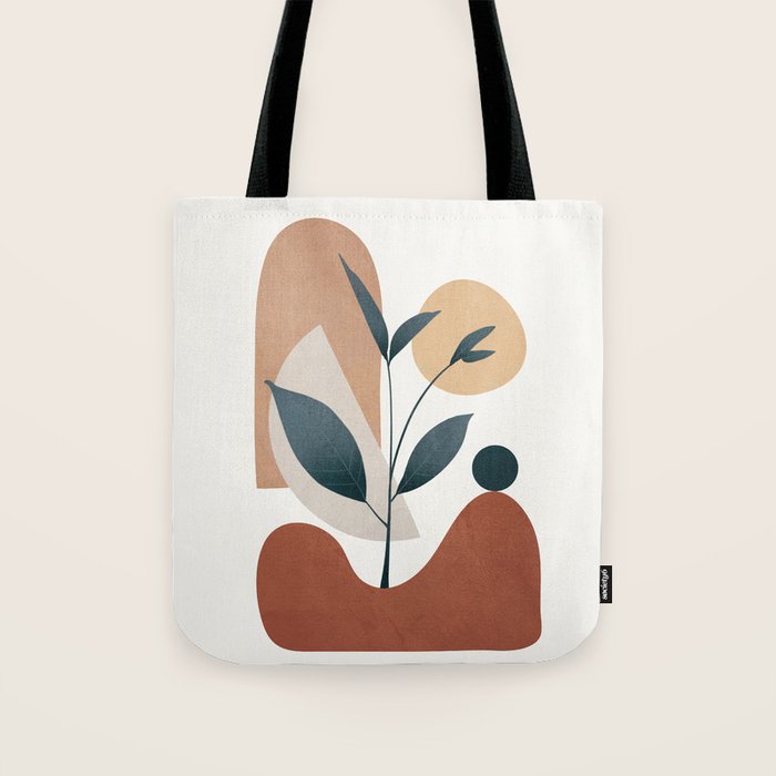 Shapes and Branches 06 Tote Bag Gallery Image 1