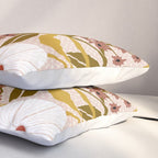 Klimt flowers  soft rose Pillow Sham Gallery Image 3