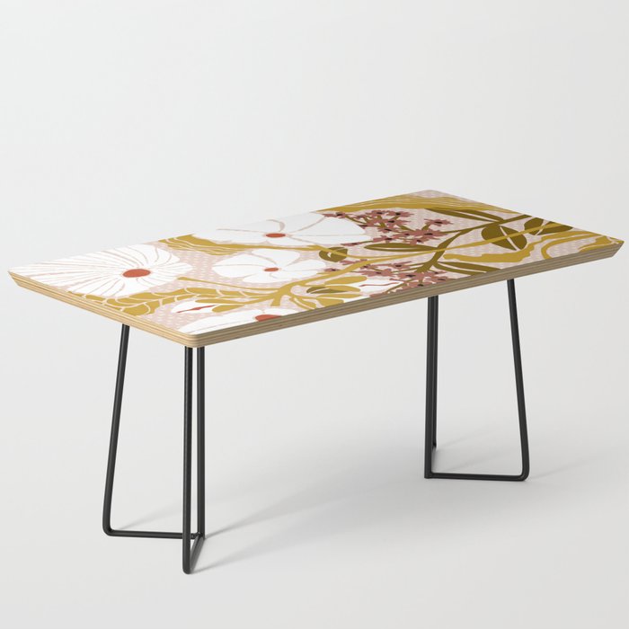 Klimt flowers  soft rose Coffee Table Gallery Image 1