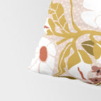 Klimt flowers  soft rose Pillow Sham Gallery Image 4
