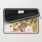 Klimt flowers  soft rose Laptop Sleeve Gallery Image 2