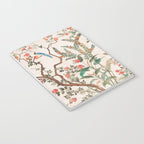 Chinoiserie Peach Floral Fresco Garden Birds Notebook Gallery Image 3