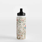 Chinoiserie Peach Floral Fresco Garden Birds Water Bottle Gallery Image 2