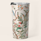 Chinoiserie Peach Floral Fresco Garden Birds Travel Mug Gallery Image 3