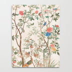 Chinoiserie Peach Floral Fresco Garden Birds Notebook Gallery Image 4