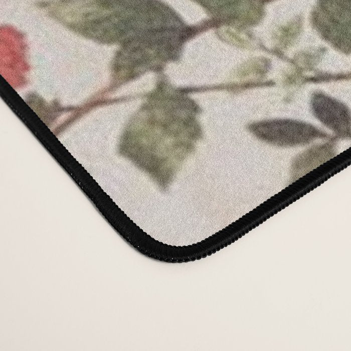 Chinoiserie Peach Floral Fresco Garden Birds Desk Mat Gallery Image 4