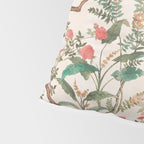 Chinoiserie Peach Floral Fresco Garden Birds Pillow Sham Gallery Image 4