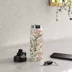 Chinoiserie Peach Floral Fresco Garden Birds Water Bottle Gallery Image 4