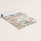 Chinoiserie Peach Floral Fresco Garden Birds Yoga Mat Gallery Image 2