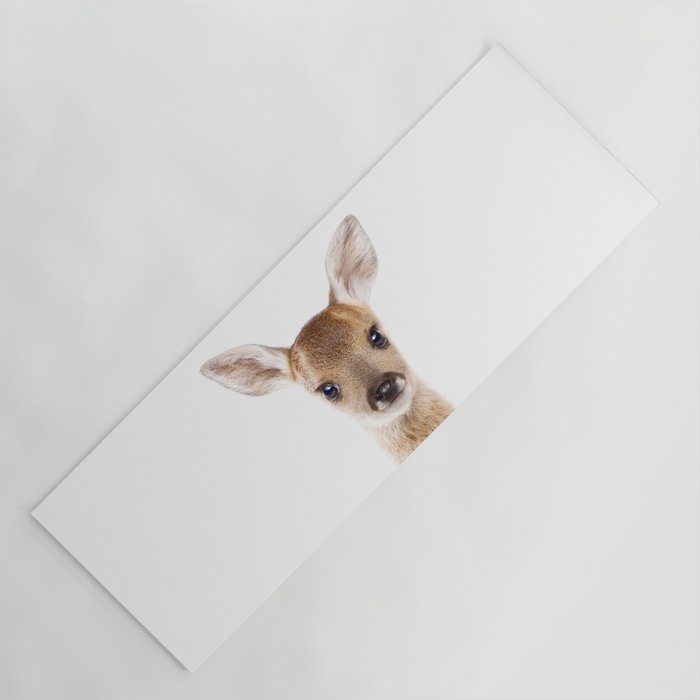Baby Deer, Woodland Animals, Kids Art, Baby Animals Art Print By Synplus Yoga Mat Gallery Image 1