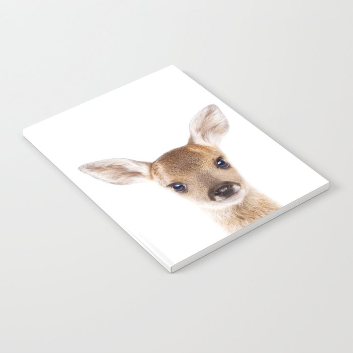 Baby Deer, Woodland Animals, Kids Art, Baby Animals Art Print By Synplus Notebook Gallery Image 1