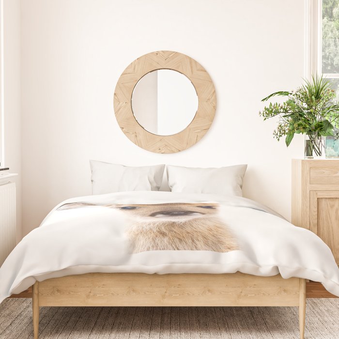 Baby Deer, Woodland Animals, Kids Art, Baby Animals Art Print By Synplus Duvet Cover Gallery Image 3