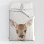 Baby Deer, Woodland Animals, Kids Art, Baby Animals Art Print By Synplus Comforter Gallery Image 6