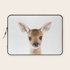 Baby Deer, Woodland Animals, Kids Art, Baby Animals Art Print By Synplus Laptop Sleeve Gallery Image 1