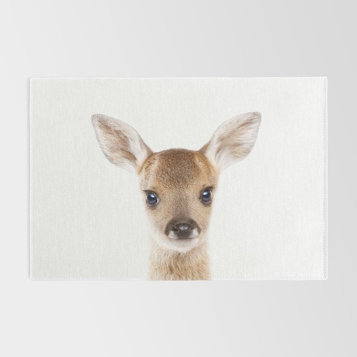 Baby Deer, Woodland Animals, Kids Art, Baby Animals Art Print By Synplus Rug Gallery Image 2