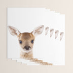 Baby Deer, Woodland Animals, Kids Art, Baby Animals Art Print By Synplus Wrapping Paper Gallery Image 3