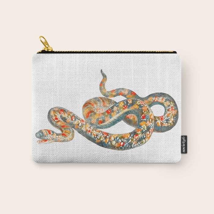 A snake by Johan Teyler  Carry All Pouch Gallery Image 1