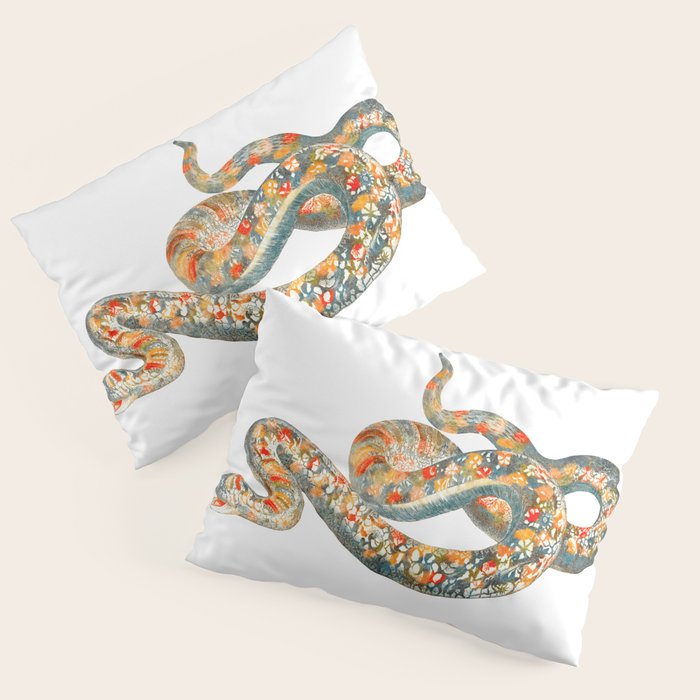 A snake by Johan Teyler  Pillow Sham Gallery Image 3